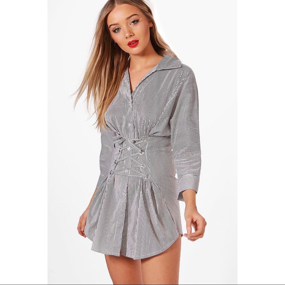 NWT Striped Corset Dress